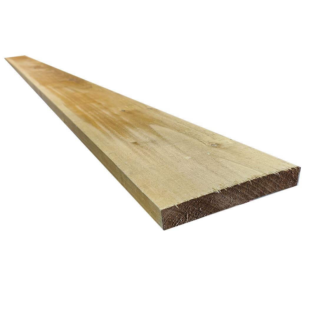 Snowdon Timber Treated 6x1" Gravel Board (T) 22mm (W) 150mm (L) 3.6m - Pack of 9