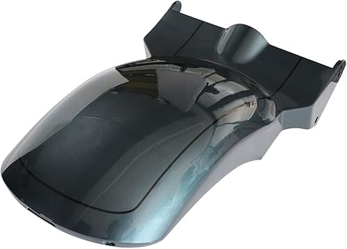 Hoprousa Guardabarros de motocicleta de alta resistencia nuevo abeto corto con parachoques trasero de rayas negras con luces enchufadas para Harley