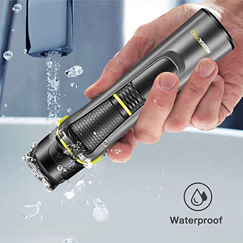 Beard Trimmer Professional Hair Clippers 14 in 1 Grooming Kit Waterproof Hair Trimmer for Men Rechargeable Cordless Hair Mustache Trimmer Body Groomer Trimmer with Storage Dock - Thumbnail 6