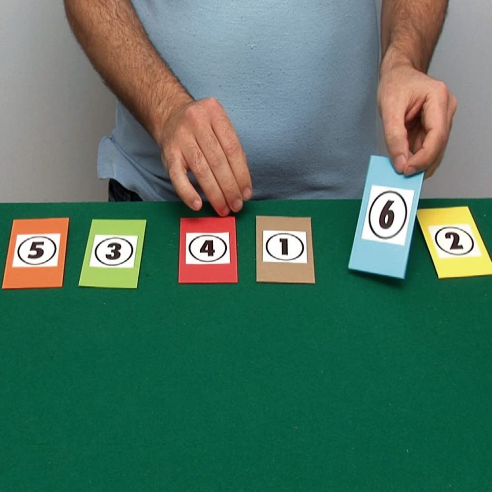 MagiapymMenudo Brown - Magic Games with Video Explanations Moves the Image to the Left and You can Watch the Magic Tricks Mentalism Tricks with Cards