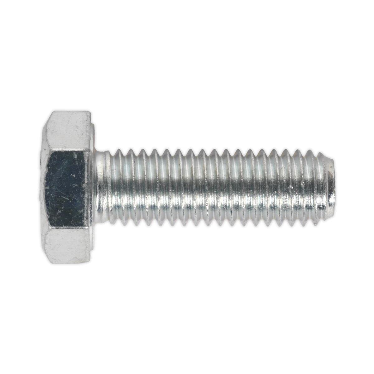 Sealey SS1030 HT Setscrew M10 x 30mm 8.8 Zinc DIN 933 Pack of 25
