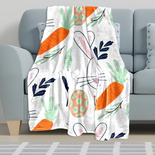Couverture polaire lapin contre le froid avec microfibre douce de lit