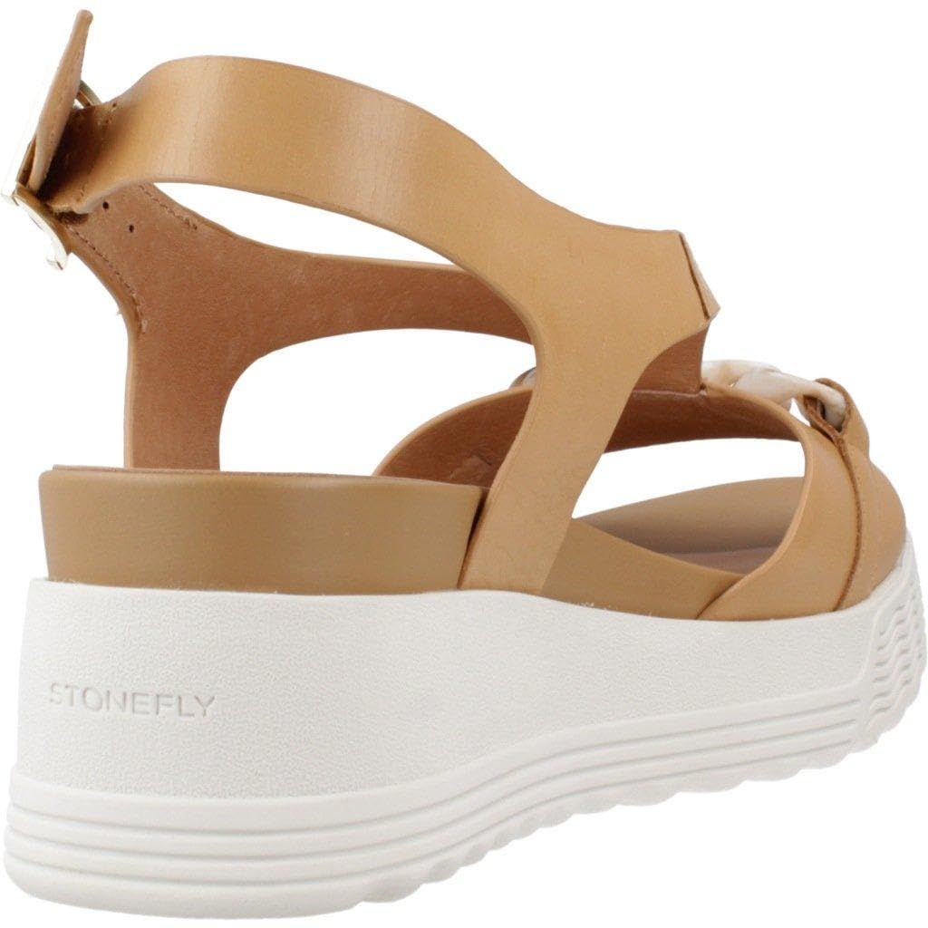 Stonefly 220903 Parky Lt Brown Sandali per Donna in Pelle