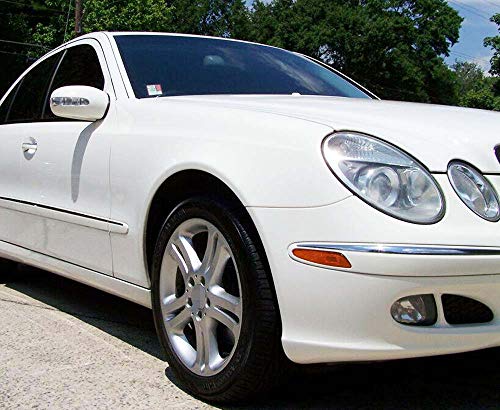 Ijdmtoy Oem-Spec Amber Lens Front Bumper Side Marker Lamp Housings Compatible With 2003-2006 Mercedes W211 E320 E500 E55 E-Class #TOP6