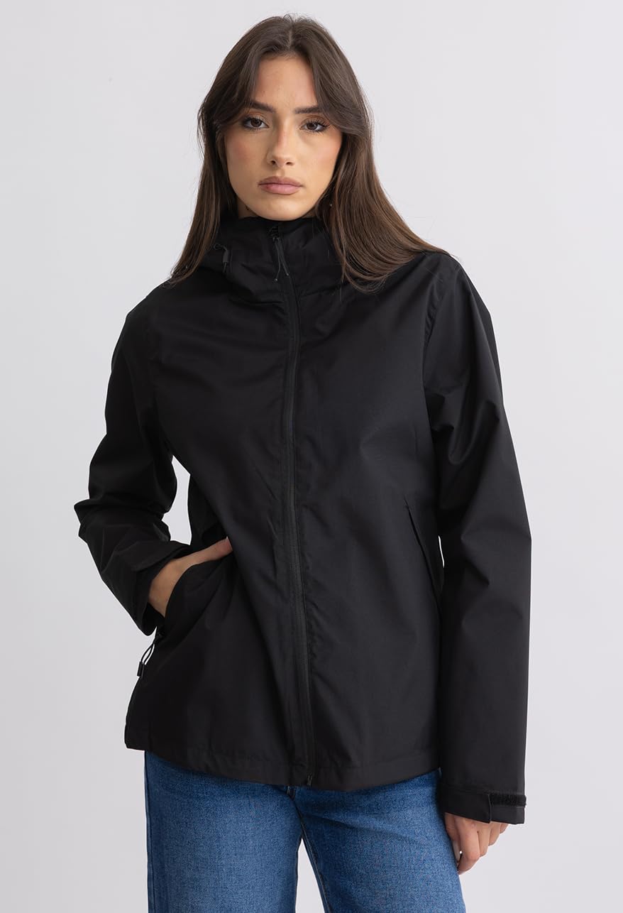 Giacca Impermeabile Donna Antivento Leggera con Cappuccio