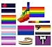 Durabol Bandera de Arico Iris -ARCOIRIS - GAY– RAINBOW 150 x 90...