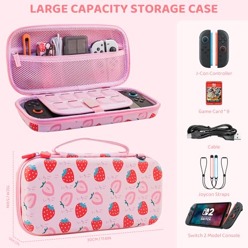 Funda protectora rígida para Nintendo Switch 2 de 7.9 pulgadas con acabados premium y diseño premium 2