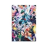 Anime Posters My Hero Academia Aesthetic Posters for Bedroom Gifts Poster Decorative Painting Canvas Wall Art Living Room Posters Bedroom Painting 16x24inch(40x60cm)