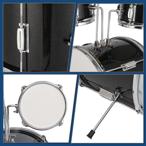 image for Ktaxon 5-Piece Complete Junior Drums Set, 14 Inch Beginners Drum Kit w