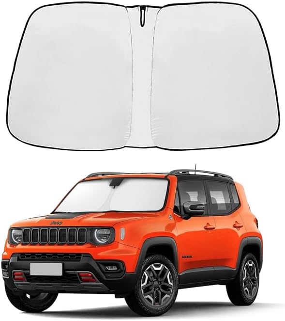 2026 Upgrade Front Windshield Sun Shade Foldable for Ford Ranger Sun Shade Foldable Car Shade Automotive Windshield Sunshades fit for Ford Ranger 2019-2023 2024 2025 2026 |Keep Car Interior Cooler|