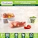 Freshware Food Storage Containers [50 Set] 25 oz Plastic Deli Containers with Lids, Slime, Soup, Meal Prep Containers, BPA Free, Stackable, Leakproof, Microwave, Dishwasher and Freezer Safe