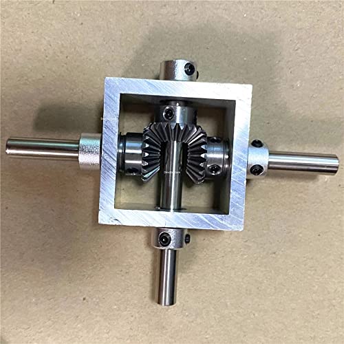 Pgfun 1:1 Right Angle Bevel Gearbox 1 Module 20 Teeth 90° Angle Drive Steering Gear Device Simple Mechanical Diy Module With 8Mm Shaft #TOP2