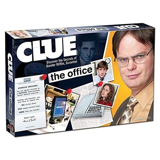 Hasbro CLUE: The Office Edition Board Game
