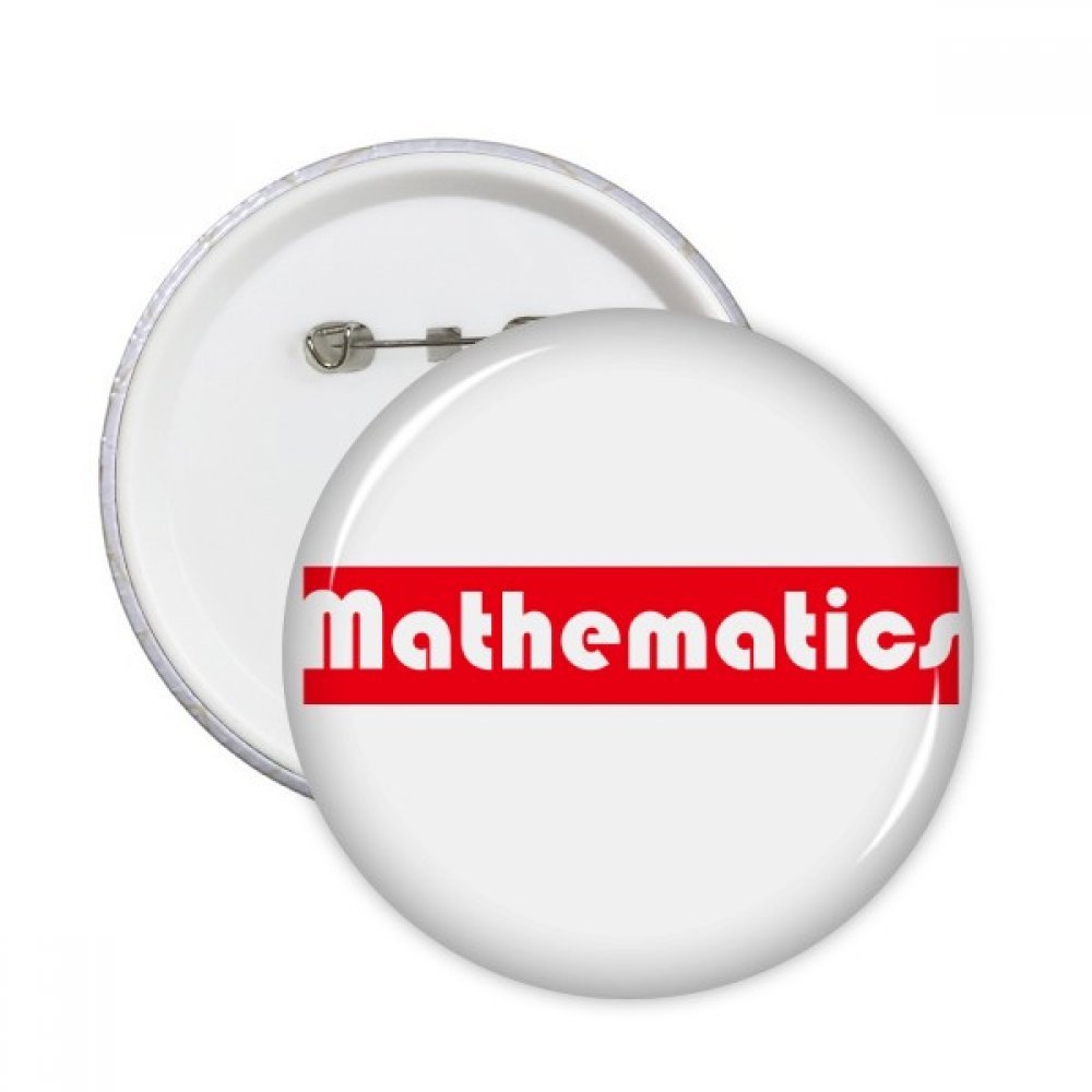 Broches rondes mathématiques cadeaux originaux pour profs et étudiants - 3