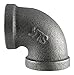 LDR 312 E90-34 90 Degree Elbow, Black, 3/4-Inch