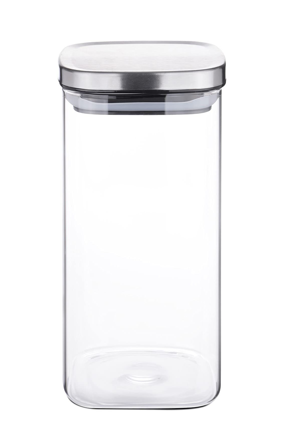 Weis 15957 Storage Jar, Stainless Steel, Silver