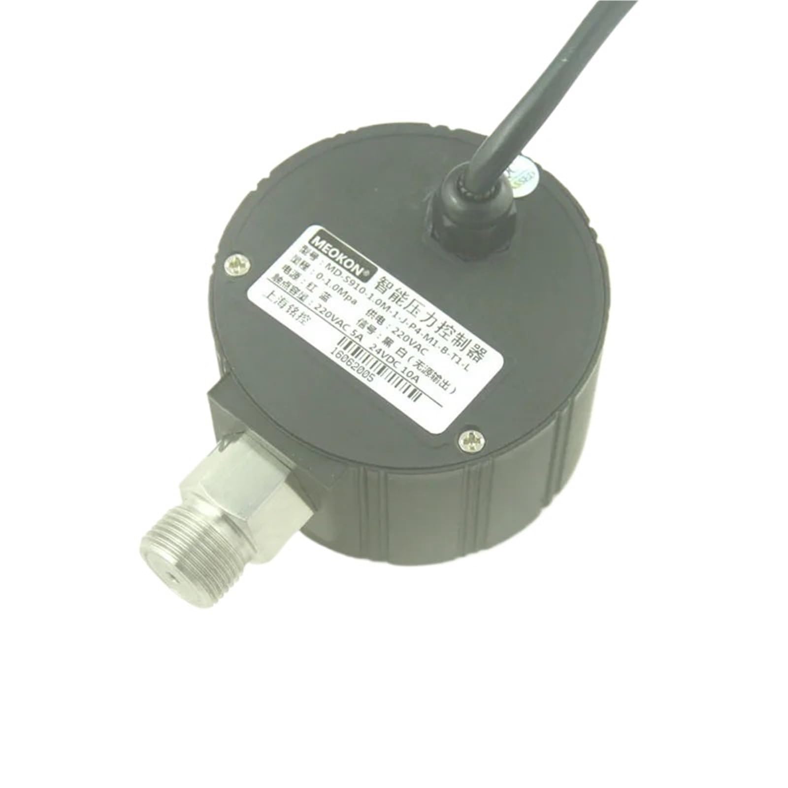 S910 cyfrowy regulator ciśnienia 80 mm, automatyczny elektroniczny przełącznik ciśnieniomierza, manometr wody lub powietrza (0-1,6 MPa)