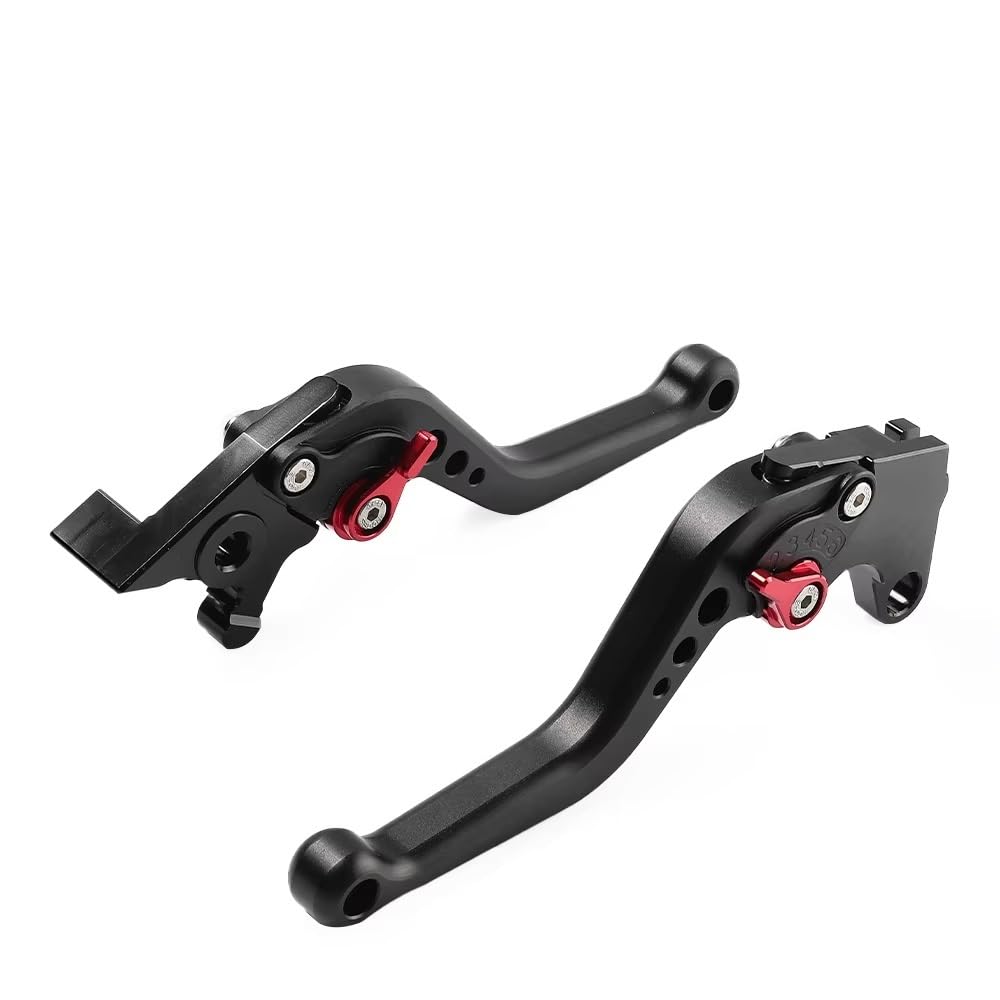 Zhannuobhd Black Brake Clutch Lever For Xsr125 For Mt125 For Yzf For R125 Brake Clutch Motorcycle Front Control Handles Lever Short(Black)
