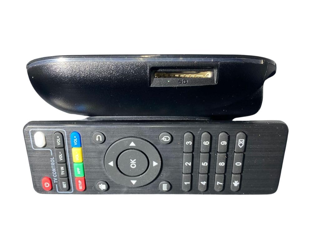 TV Smart Box Android 12.0 Q Plus 8K WiFi Media Player 3D Quad Core 8 Gb Ram 64 Gb Rom con Telecomando