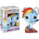Funko Rainbow Dash Sea Pony (Chase Edition): My Little Pony - The Movie x POP! Vinyl Figure & 1 PET Plastic Graphical Protector Bundle [#012/21641 - B]