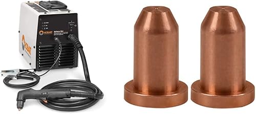 Hobart 500564 Airforce 12ci Cortador de plasma con compresor de aire integrado de 120 V marrón y 770797 kit de puntas para antorcha de plasma XT40R