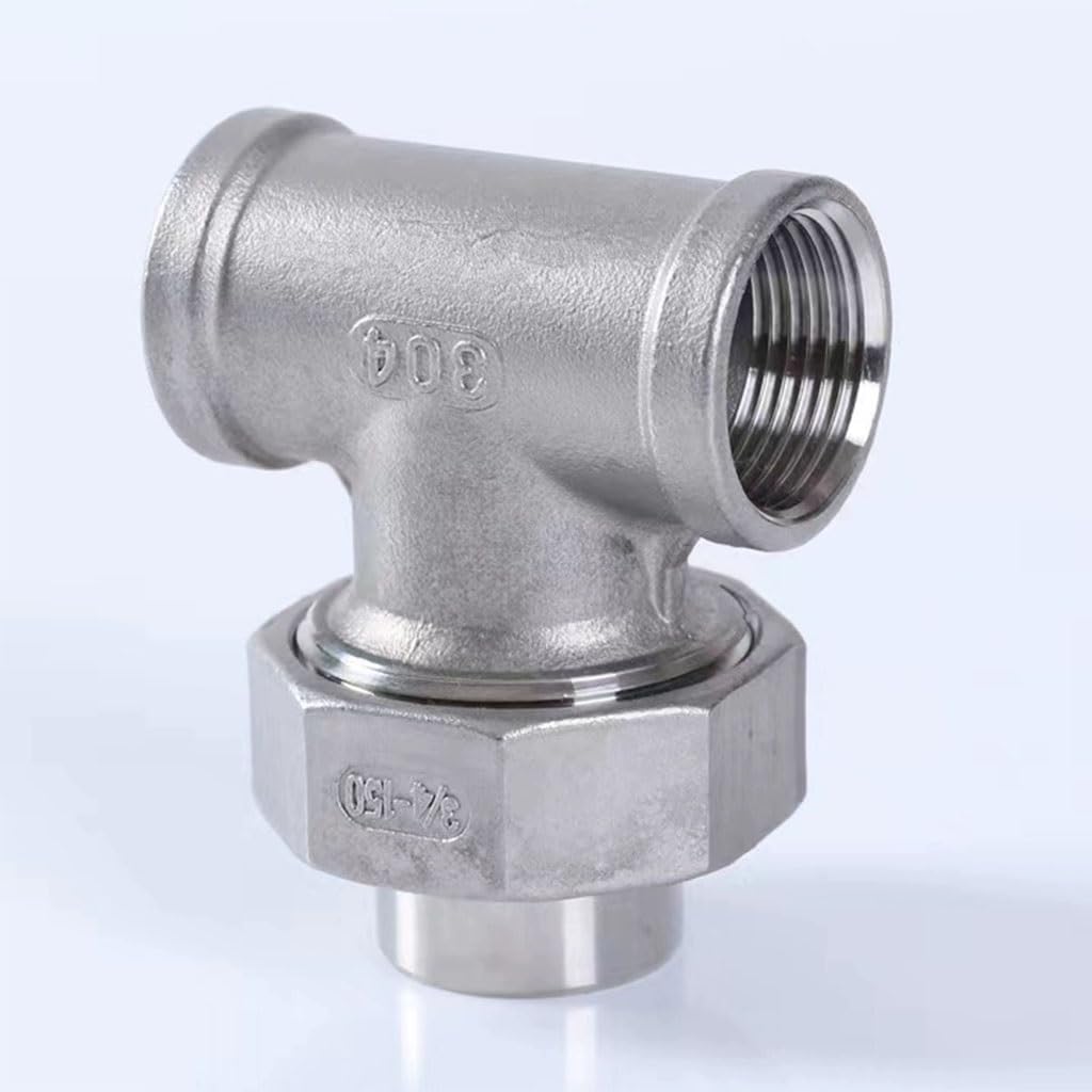 Raccordo for tubo a 3 vie con raccordo a saldare in acciaio inossidabile 304 for acqua, olio e Gases, 1 pcs(3/4inch)