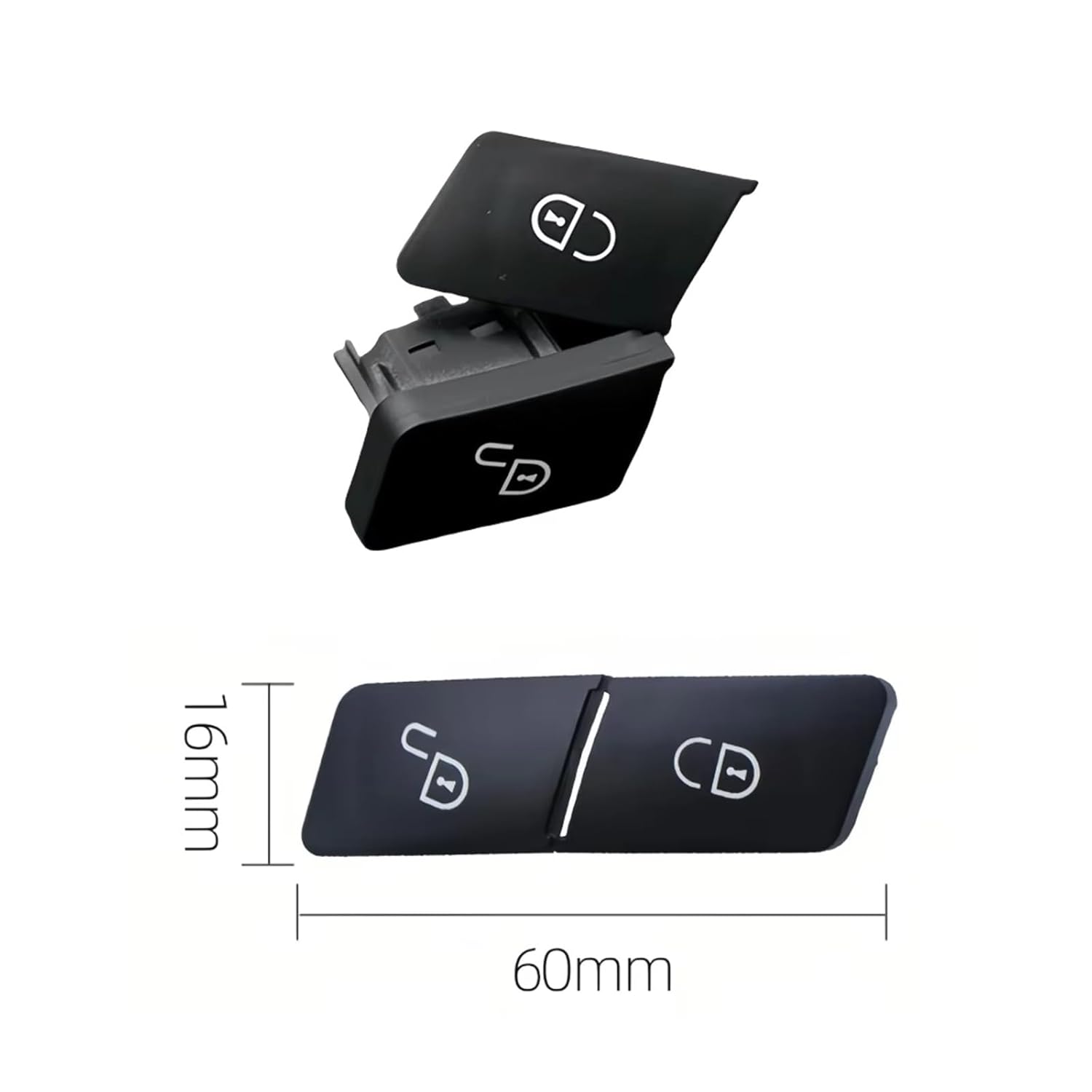Window Control Switch Button Car Left Right Door Lock Switch Button Replacement Replacement for Benz W204 W212 X204 ML GL W166 W463 W156 W176(Right)(1pair)