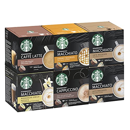 STARBUCKS Pack Variété White Cup by Nescafe Dolce Gusto 6 x 12 capsules (72 capsules) 0.76 kg - Image 3