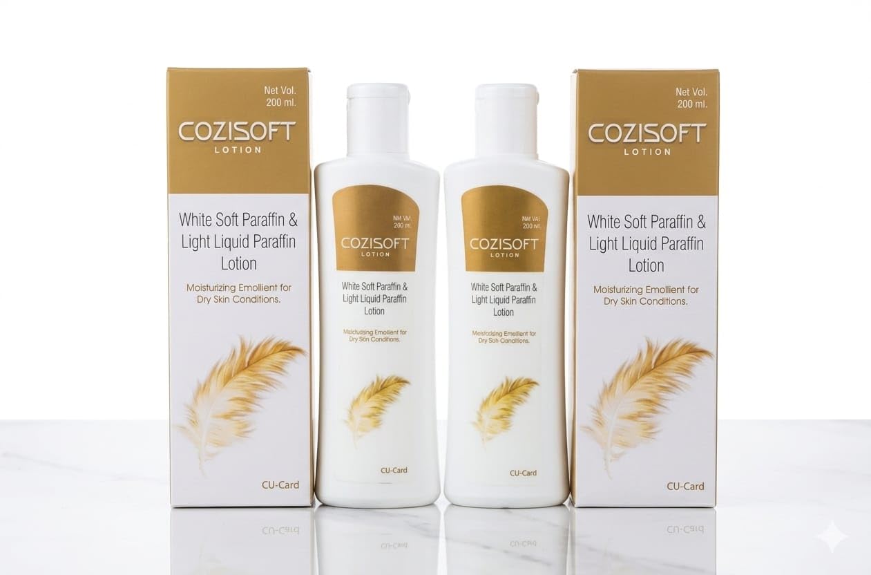 Buy COZISOFT WHITE SOFT PARAFFIN & LIGHT LIQUID PARAFFIN LOTION