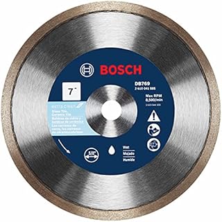 BOSCH DB769 7 In. Rapido Premium Continuous Rim Diamond Blade for Glass Tile
