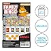 AQUARIUS Garfield Family Bingo Game - Fun Family Party Game for Kids, Teens & Adults - Entertaining Game Night Gift - Officially Licensed Garfield Merchandise