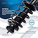 Detroit Axle - Front 14pc Suspension Kit for Chevy Aveo Aveo5 Pontiac G3 Wave, 2 Rear Shock Absorbers 2 Struts 2 Lower Control Arms 2 Sway Bars 4 Outer & Inner Tie Rods 2 Boots Replacement