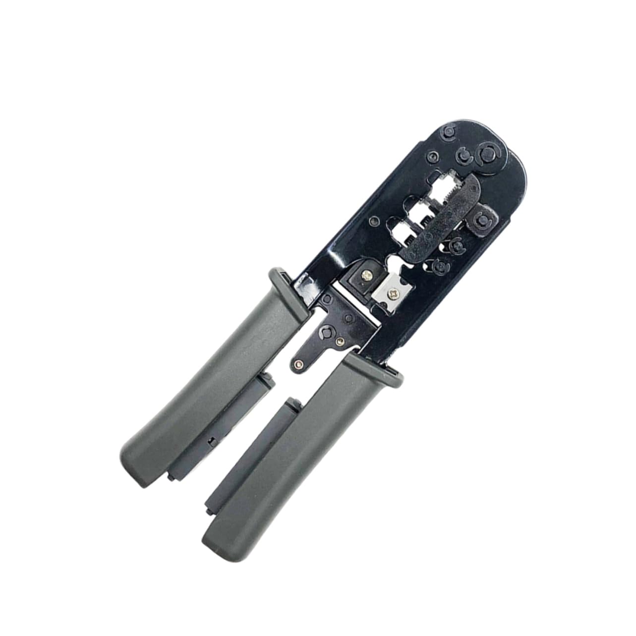 SHINEOFI Pinza Crimpatrice Multi Con Tester Per Ethernet Strumento Per Sguainatura e Crimpatura Design Ergonomico e Materiale Resistente