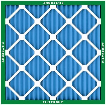 Filterbuy 12x12x1 Air Filter MERV 13 Optimal Smoke & Allergy Defense (3-Pack), Electrostatic Pleated HVAC AC Furnace Filters Replacement, Made in USA (Actual Size: 11.75 x 11.75 x 0.75) — view 7