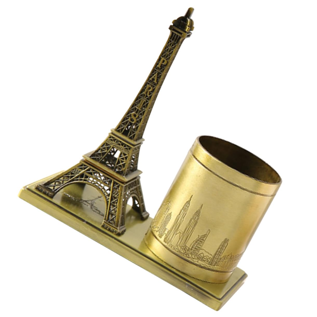 Pot à crayons rétro Tour Eiffel et contenant stylos pinceaux pour organisateur