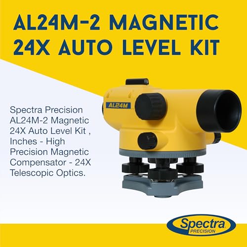 Spectra Precision AL24M-2 24X Magnetic Auto Level Kit With Tripod & Rod by Spectra Precision - Image 2