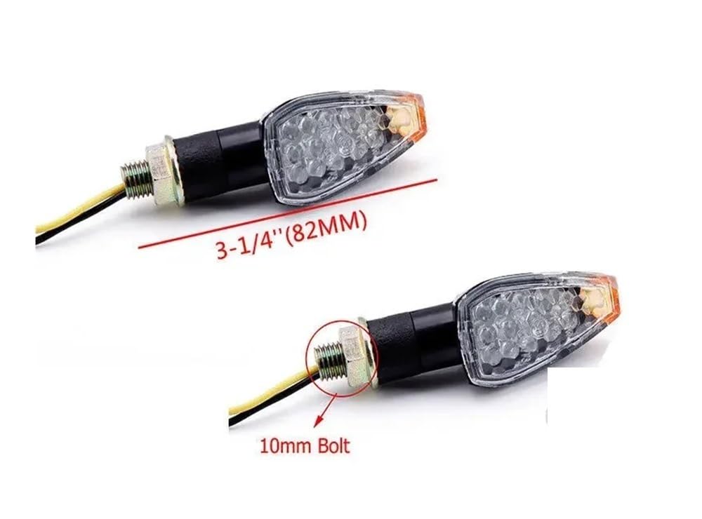 Indicateurs De Moto Lot De 4 Clignotants LED pour pour Ni&nja 1000 250R 300 500R 650 ZX10R ZX12R