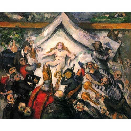 Toile roulée Femme par Cezanne pour sublimer un salon moderne