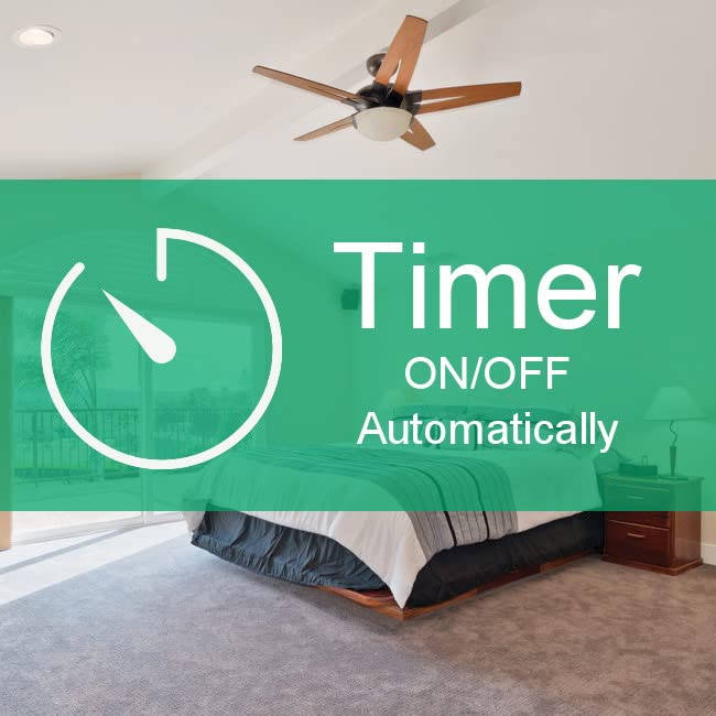 Miniatura 4 de TASMOTA - Control inteligente de ventilador de techo de Martin Jerry  Control de velocidad de 4 niveles, control de voz por Alexa, Google Home,