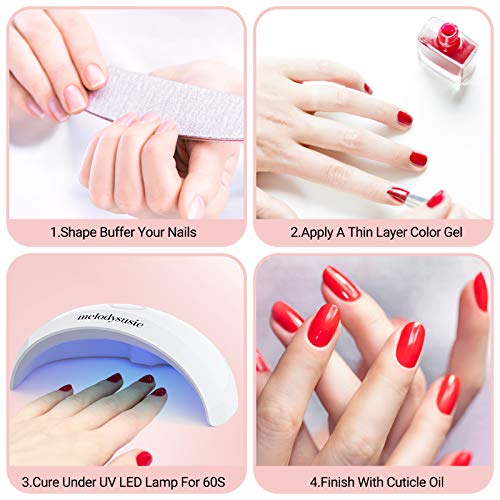 Melodysusie Portable Uv Led Nail Lamp For Nail Strips, Mini Pocket Uv Light For Gel Nails, Gel X Lamp With 2 Timers For Fast Curing Gel Nail Art, Handheld Usb Uv Nail Dryer #TOP2