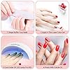 UV-LED-Nail-Lamp-Melodysusie-Nail-Light-Portable-LED-Nail-Lamp-for-Gel-Polish-Nail-lamp-for-Acrylic-and-Gel-Suitable-for-Travel-Home-School-Office-White MelodySusie Portable UV LED Nail Lamp for Semi Cured Gel Nail Strips, Art04 6W Mini UV Light with 2 Timers (45s/60s) for Gel Nails, Stickers and Strips