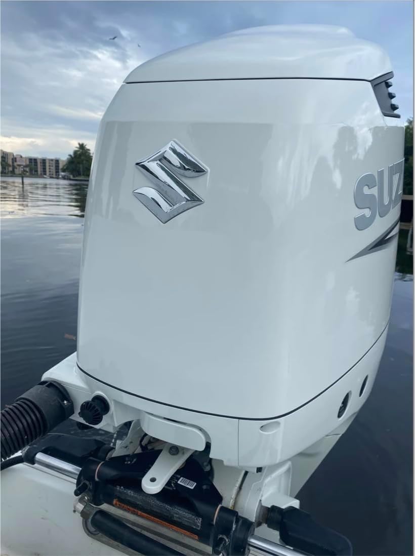 Kit de descarga de conexión rápida fuera de borda para motores de barco Mercury, Suzuki, Yamaha y Honda, adaptador de descarga marina con junta de carenado y conexión rápida material de nailon relleno