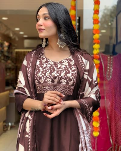 Image of SHIENZY Cotton Blend Kurta Set for Women