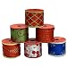 6 Pack Christmas Ribbon; Wire Edge Ribbon of 3 Yards Each; 2 1/2" Wide; Total of 18 Yards of Christmas Ribbon!