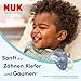 NUK First Choice Classic Day & Night Baby Schnuller | 0-6 Monate | Orthodontische Schnuller, die im Dunkeln leuchten | 95% Akzeptanz bei Babys** | Blau | 2 Stück