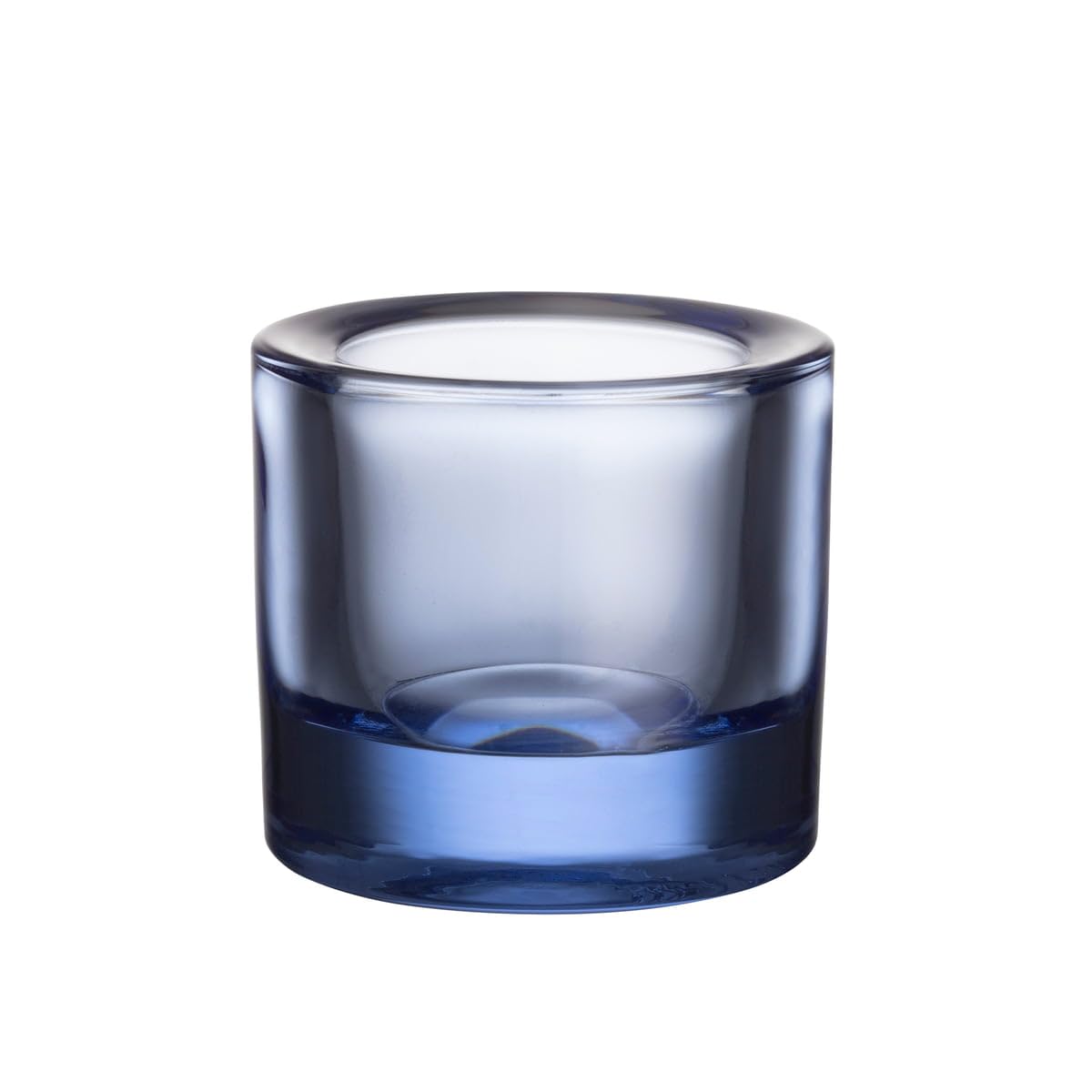 Iittala Kivi 1076155 Tea Light Holder 60 mm Aqua Glass Tea Light Holder Scandinavian Design Timeless Decorative
