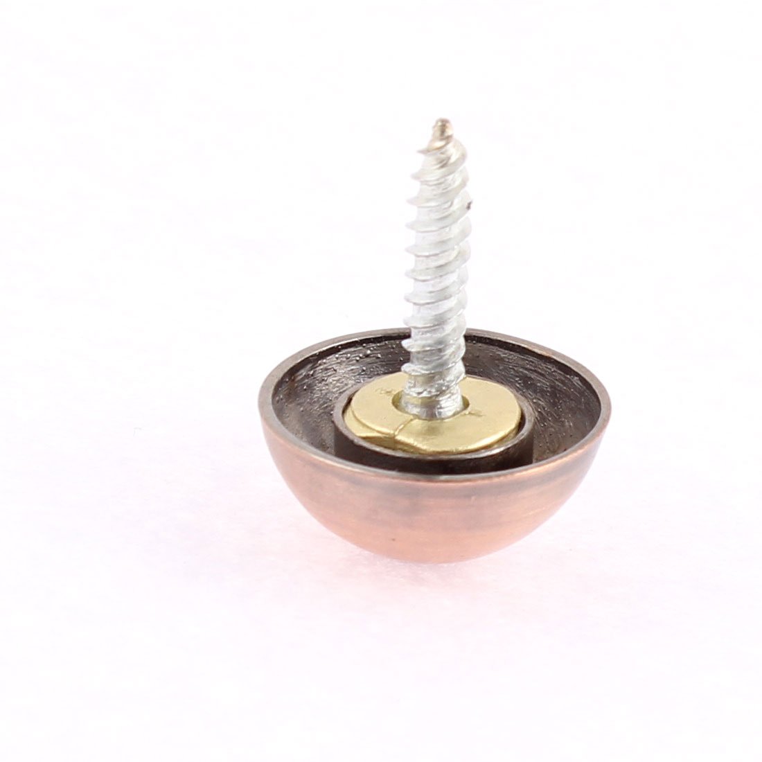 Aexit Wardrobe Door quality Parts 19mm Dia Semicircle Glass Mirror Screw Nail Decoration 12pcs Model:62as441qo149