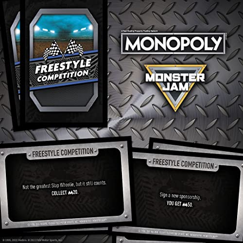 Monopoly Monster Jam Juego de Mesa Oficial miniatura 6