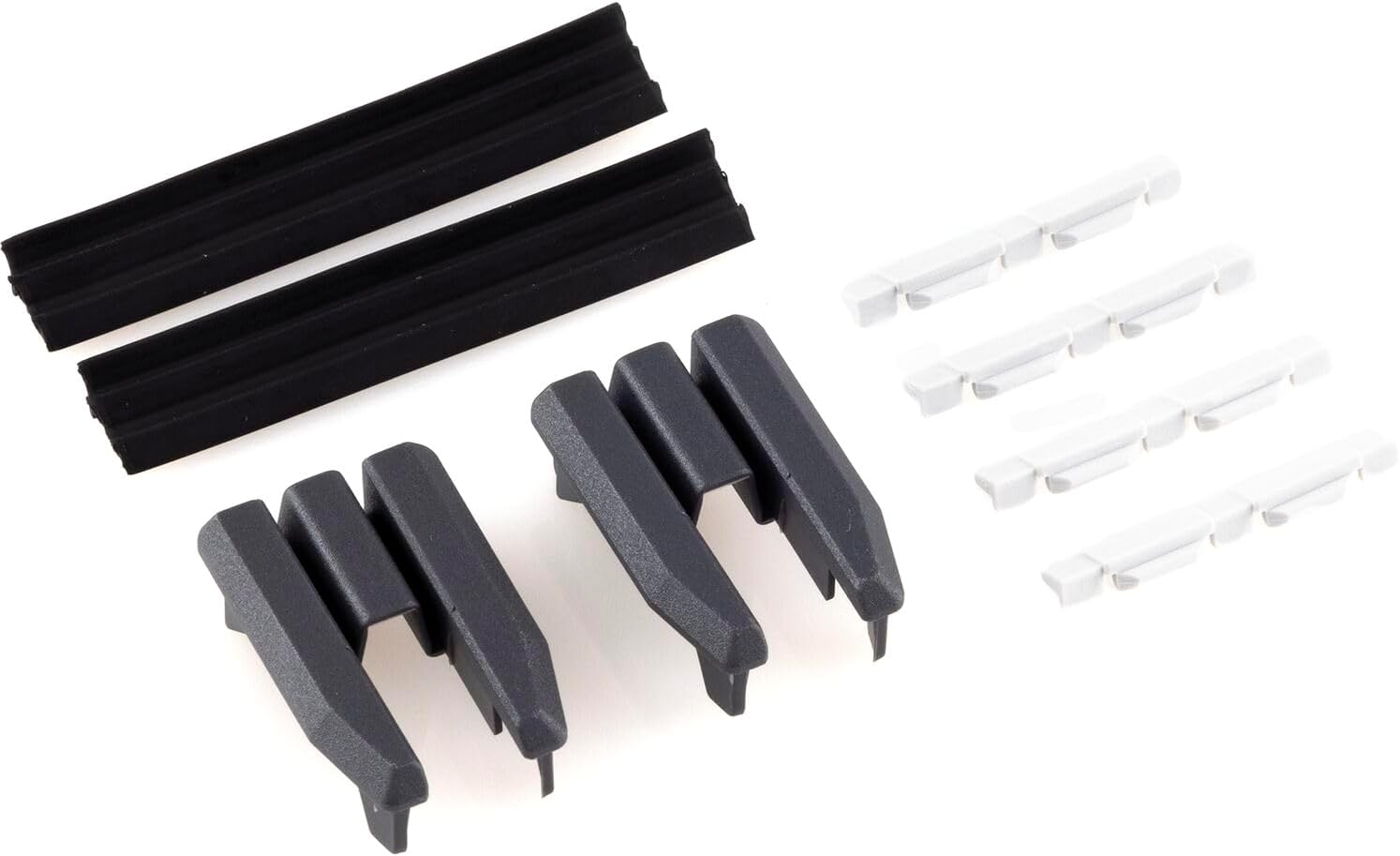 HAWA End Caps Set for Clamp Shoe Cover, Anthracite