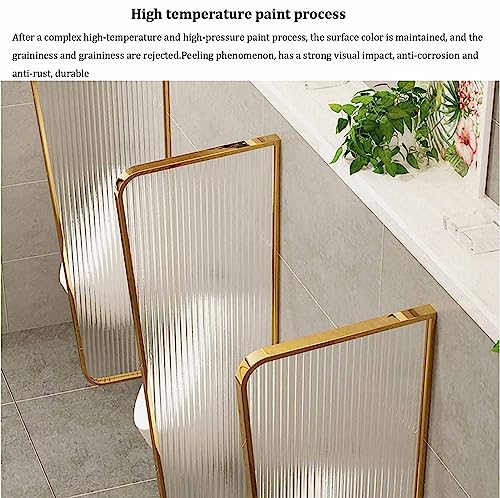 Panneau de séparation urinoir luxe acier inox Style 3 - 5
